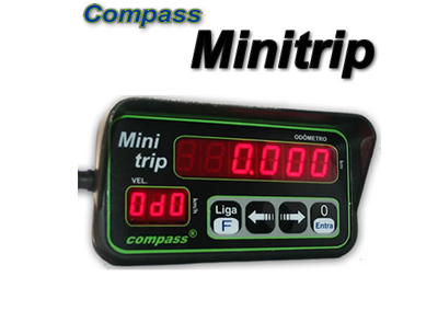 VELOCÍMETRO DIGITAL COMPASS MINITRIP